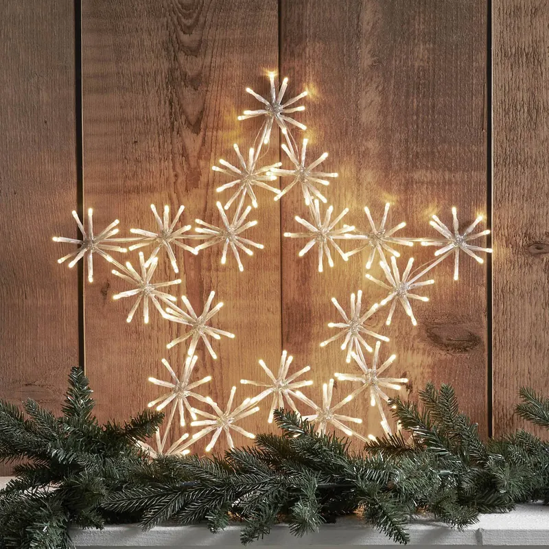Lampa dekoracyjna LED Flower Star na zewnątrz