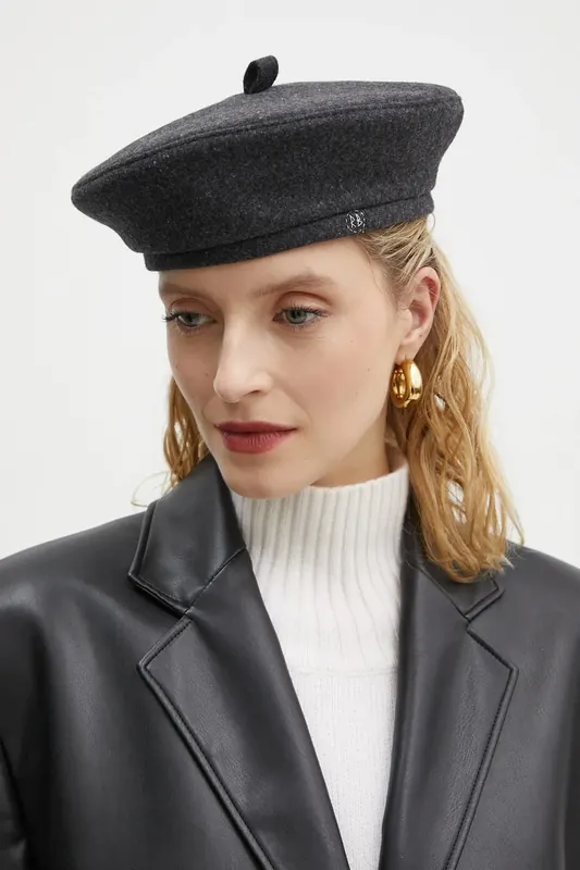 RUSLAN BAGINSKIY beret wełniany