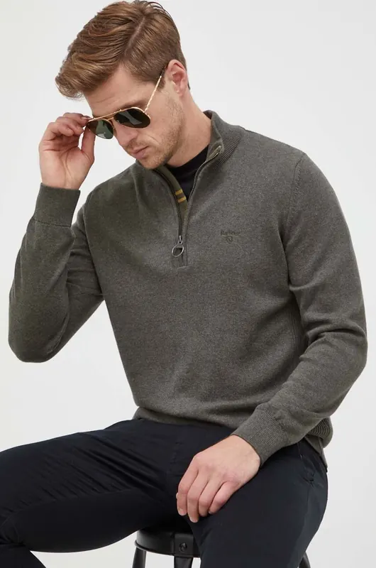 Barbour sweter bawełniany