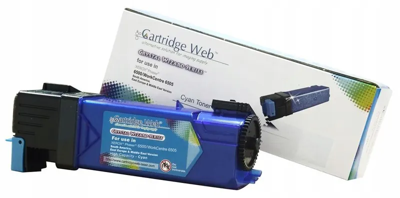 Toner Cartridge Web Cyan Xerox 6500 zamiennik 106R01601