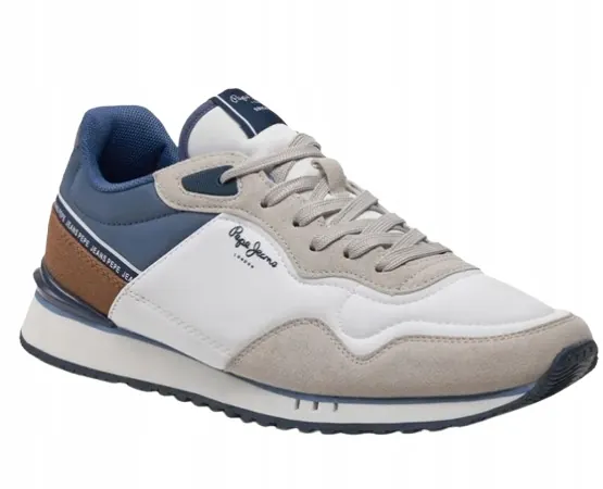 Pepe Jeans London Seal Męskie Buty Sportowe Białe Niskie 42 Awe