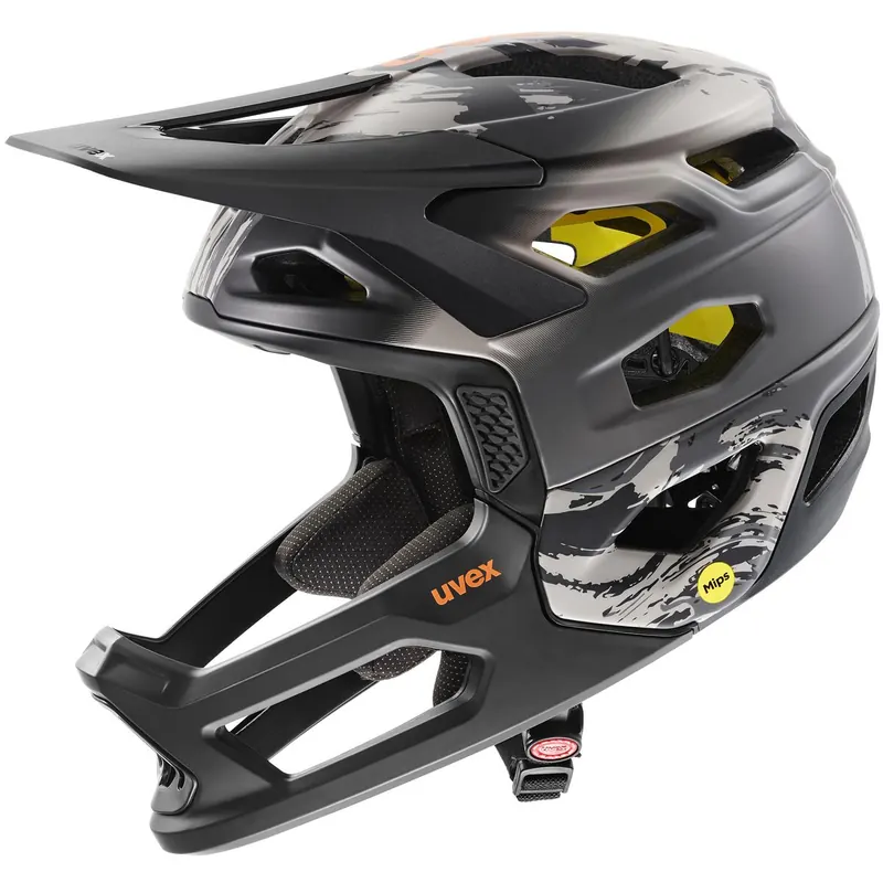 UVEX Kask rowerowy Full Face Revolt z MIPS (41/0/063/05/17) (52-57)