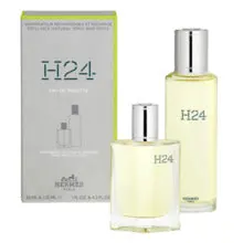 Zestaw upominkowy Hermes H24 do ponownego napełniania Woda toaletowa dla mężczyzn 30 ml i uzupełnienie 125 ml