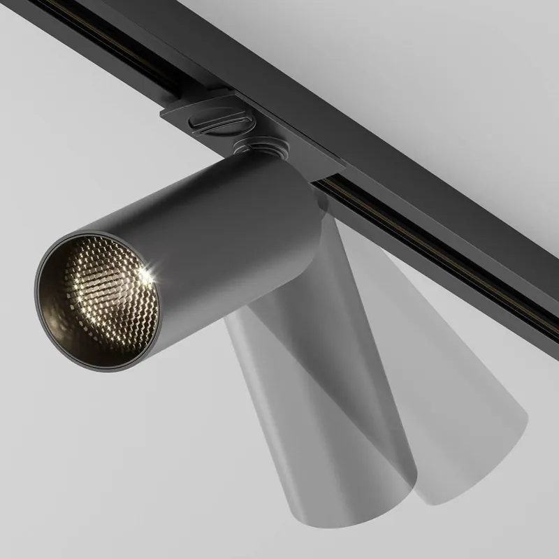 Maytoni Focus LED spotlight, system Unity, Triac, 930, czarny