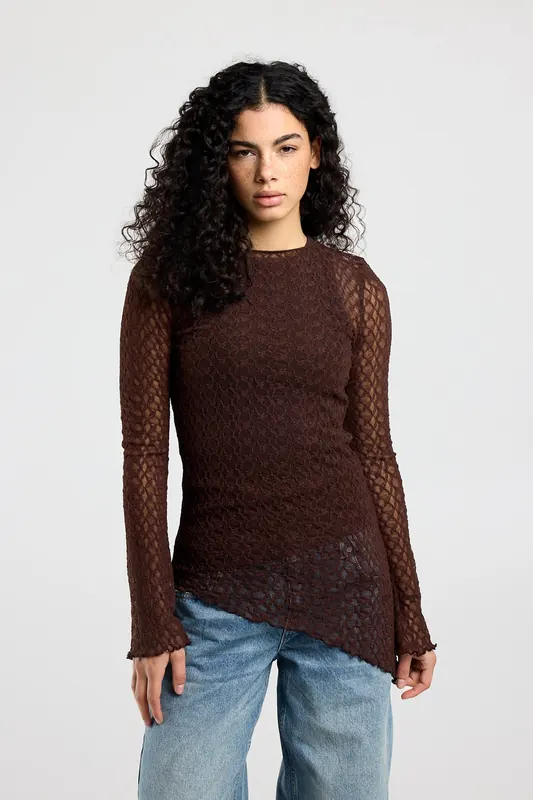 America Today Lova Dark Brown Maat: XS | Onderhemden Outlet | Dames | Bruin