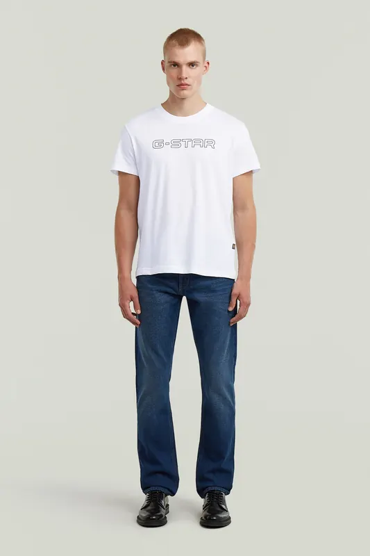 G-Star Mosa Straight Jeans Worn In Dusk Blue Maat: W33L32 | Straight Jeans Outlet | Heren | Blauw