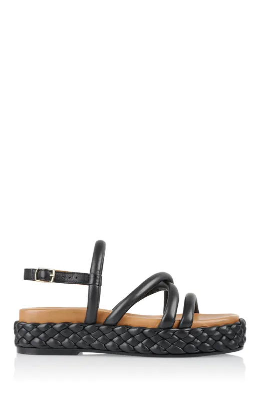 DWRS label Cyprus Black Maat: 41 | Sandalen Outlet | Dames | Zwart