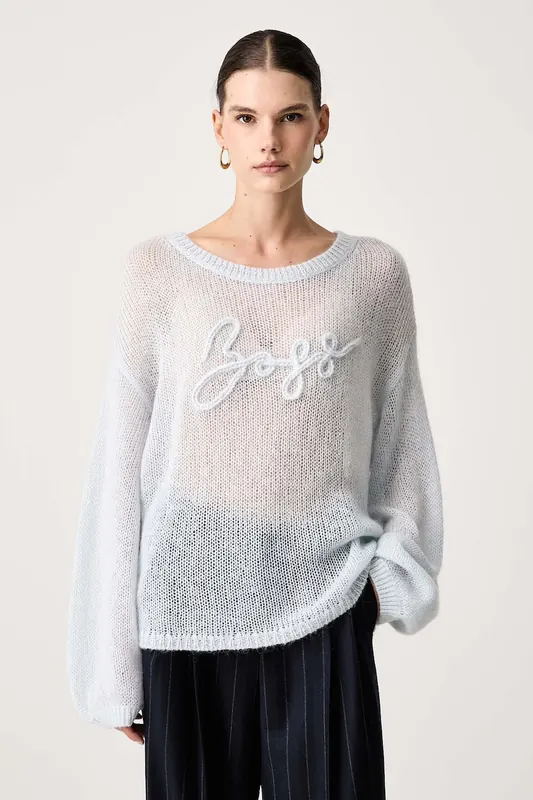 BOSS Orange sweter damski z wełną C_Farazena