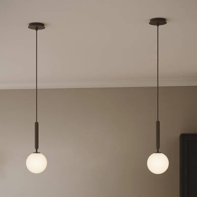 Nuura Miira 1 lampa wisząca 1-pkt. szara/ biała