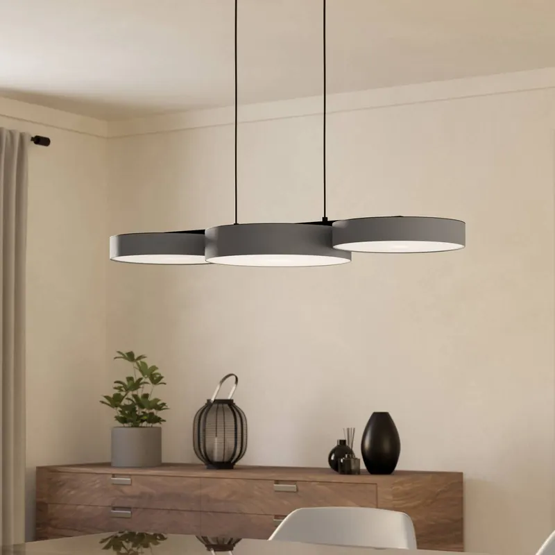 EGLO connect Smart Żyrandol LED Barbano-Z, szary