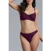 Marlies Dekkers Visage Winter Berry Thong Maat: XL | Slipjes Outlet | Dames | Roze