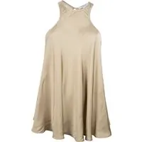 AllSaints Verna Top Pale Olive Green Maat: 44 | Mouwloze Tops Outlet | Dames | Beige