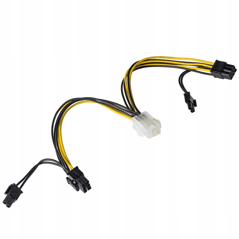 Akyga Kabel Adapter Pci Express Do Zasilanie Karta Graficzna 6 Pin 2X 8 6+2