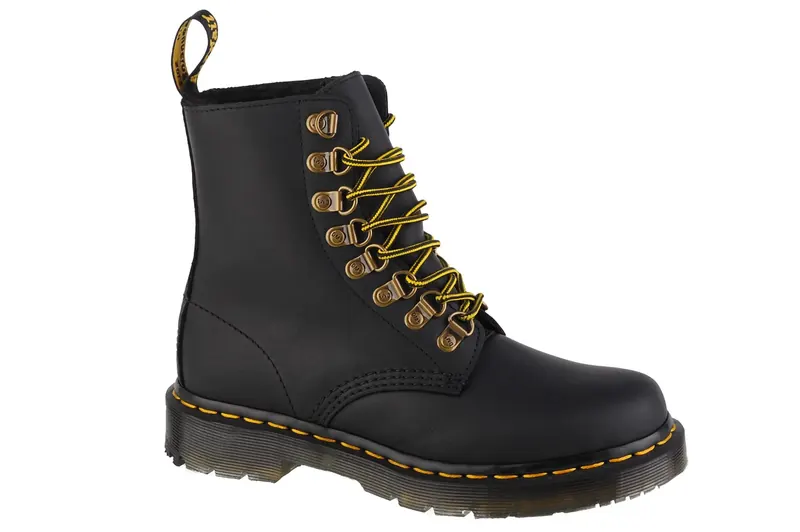 Dr. Martens 1460 Pascal DM27007001, Damskie, Czarne, buty zimowe, nubuk, rozmiar: 41