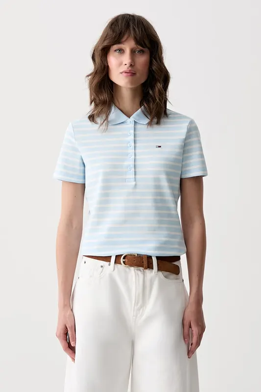 Tommy Jeans polo damskie bawełniane