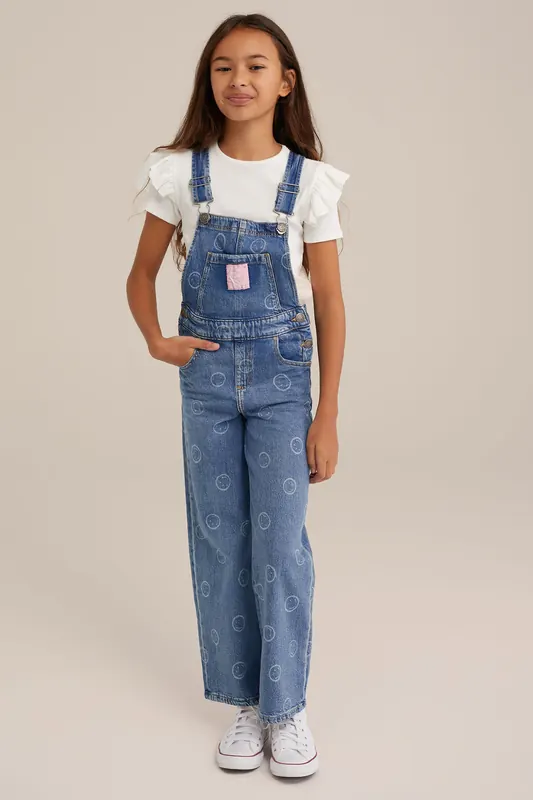 We Fashion 5-pocket Mid Waist Light Blue Maat: 164 | Baby Rompers Outlet | kids | Blauw