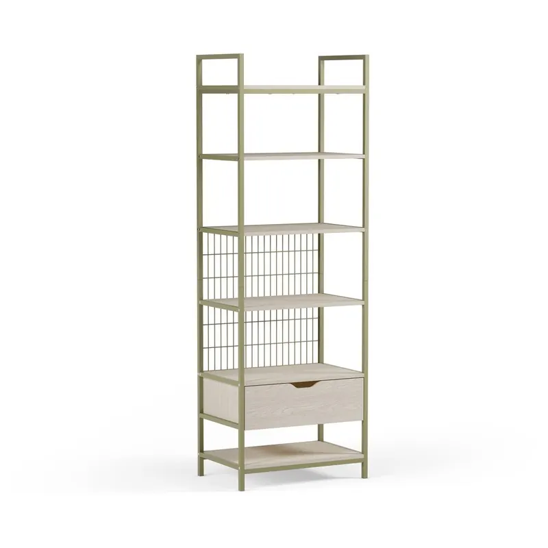 Zielony stalowy regał 60x179,5x40 cm Amara – Marckeric