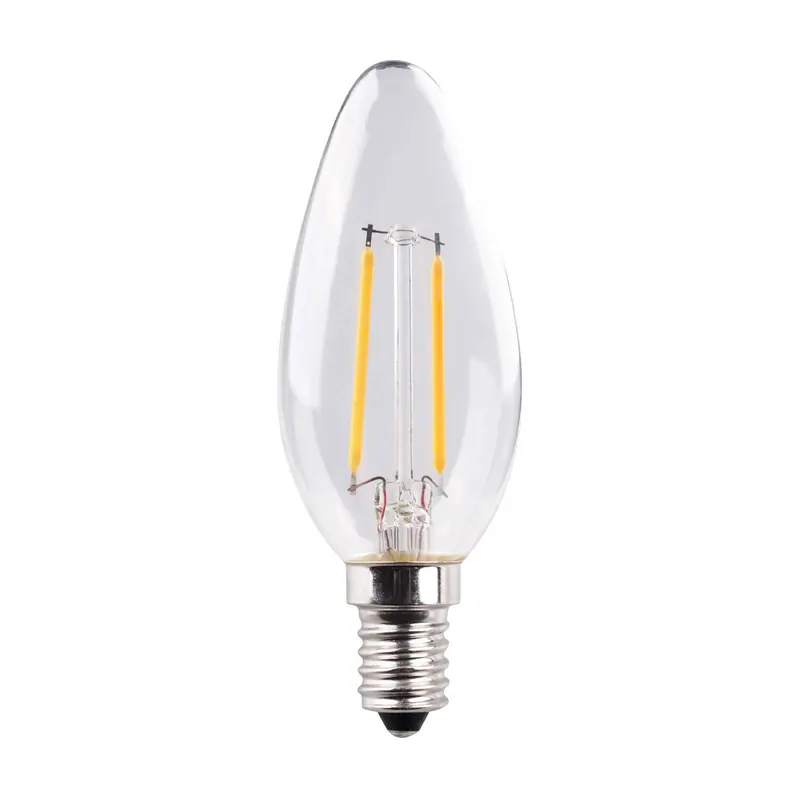 Müller-Licht świeczka LED E14 2,2 W żarnik 2700 K przezroczysty 2 szt