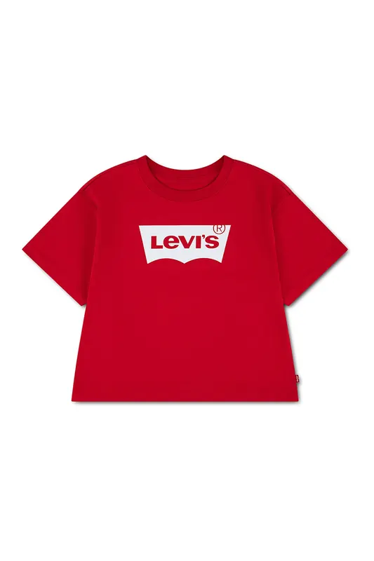 Levi's Girls Light Bright Meet & Greet Top Super Red Maat: 2Y | T-Shirts Outlet | kids | Rood