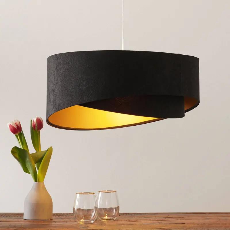 Asymetryczna lampa wisząca Emi 2-kolorowa