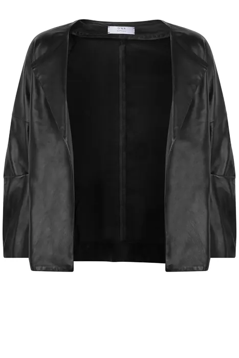 DNA Amsterdam Ram Black Maat: 1 | Leren Jassen Outlet | Dames | Zwart