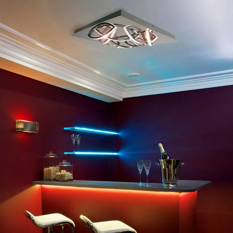Lampa sufitowa LED Manchester, 9-punktowa