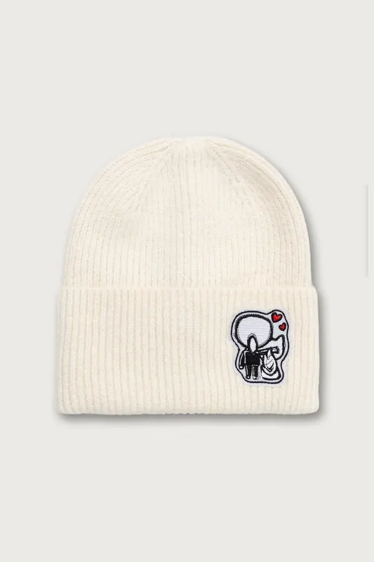 Karl Lagerfeld czapka beanie z wełną
