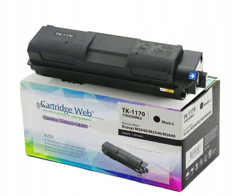 Toner Cartridge Web čierny Kyocera TK1170 náhrada TK-1170