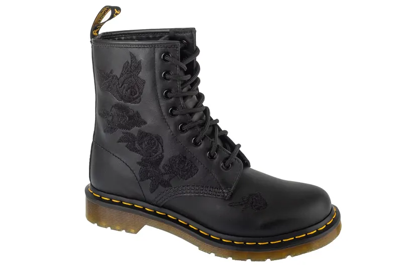Dr. Martens 1460 Vonda Mono DM24985001, Damskie, Czarne, glany, skóra licowa, rozmiar: 36