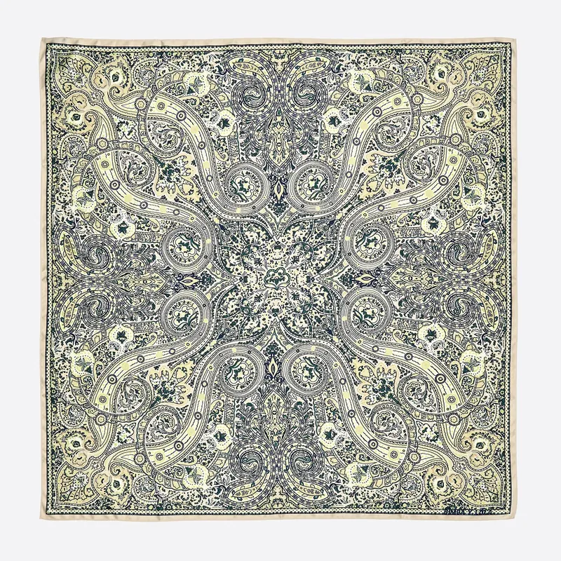 Chusta paisley koralowa