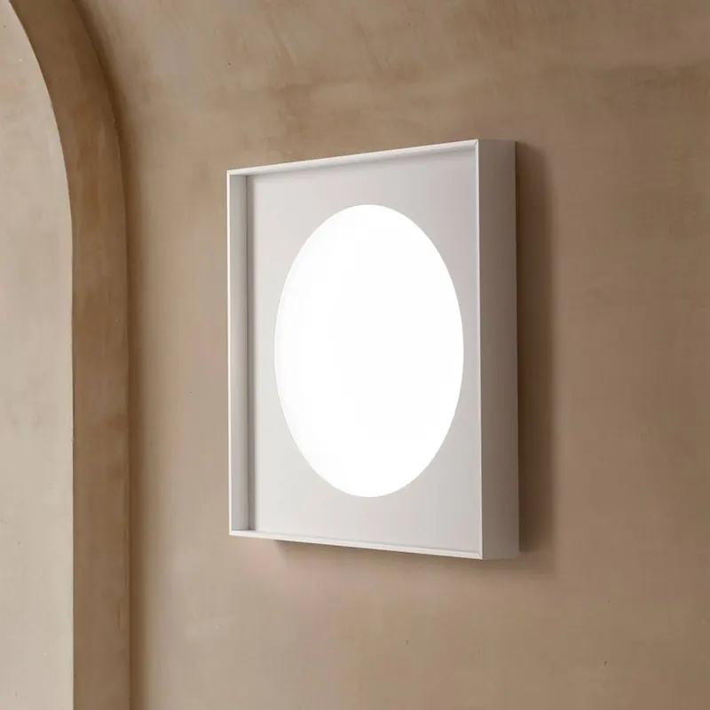 Luceplan Cassette kinkiet LED phase cut 40x40cm