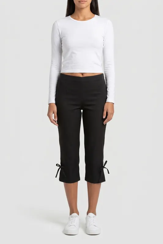 & Other Stories Dorya Capri Pants Black Maat: 44 | Broeken Outlet | Dames | Zwart