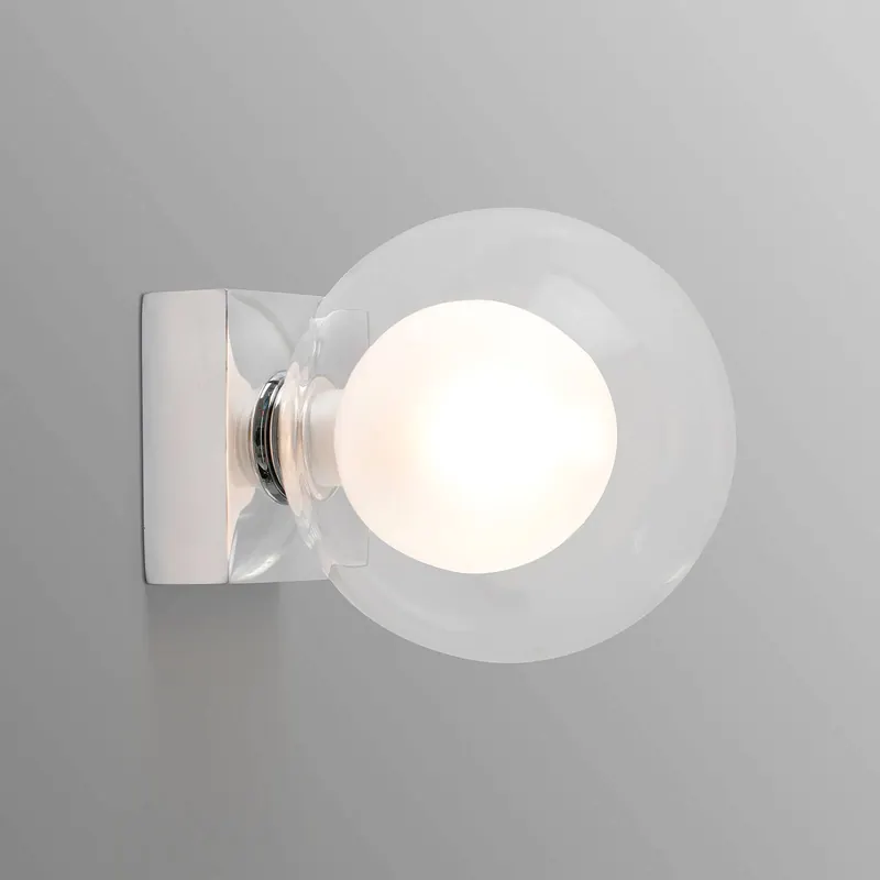 Lampa ścienna Perla, chrom