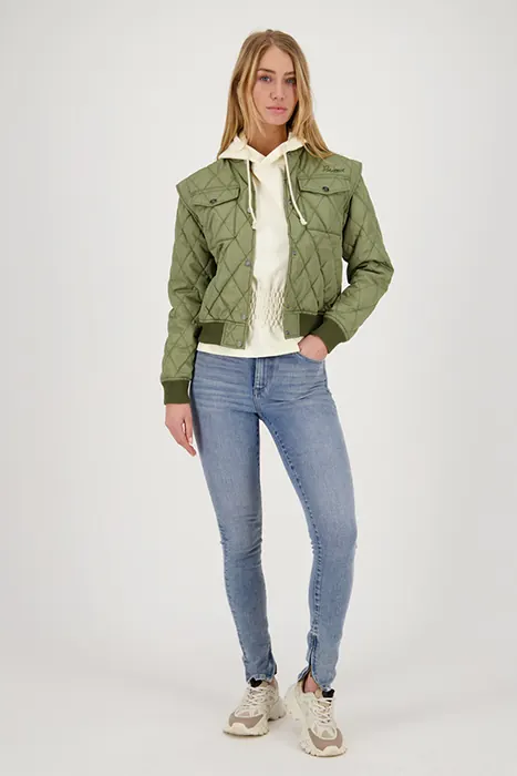 RAIZZED Maya Jacket Army Moss Maat: XS | Jassen Outlet | Dames | Groen