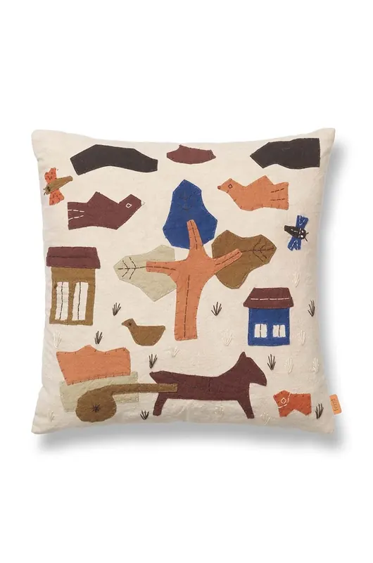 Ferm Living poszewka ozdobna Village