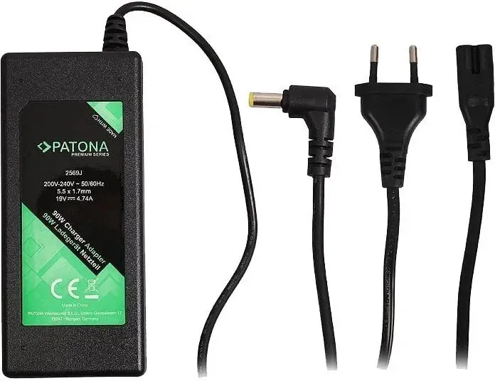 Zasilacz Patona do laptopa 90W, złącze 5,5x1,7mm Acer Premium