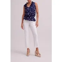 Anne Fontaine Galloise Dark Navy Maat: M | Blouses Outlet | Dames | Blauw