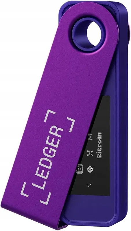 Ledger Nano S Plus Bezpieczny portfel kryptowalut Btc Eth Amethyst Purple
