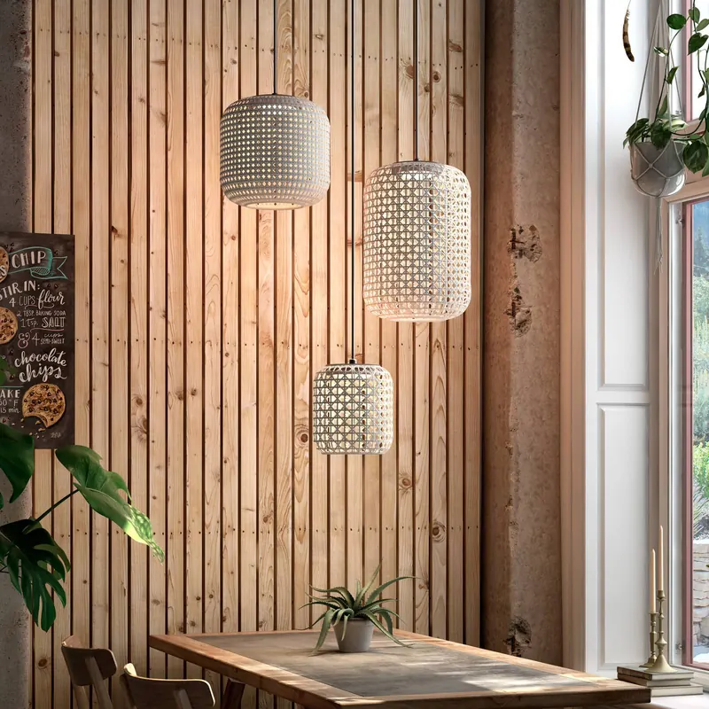 Bover Nans S/3L żyrandol LED 3-punktowy beżowy