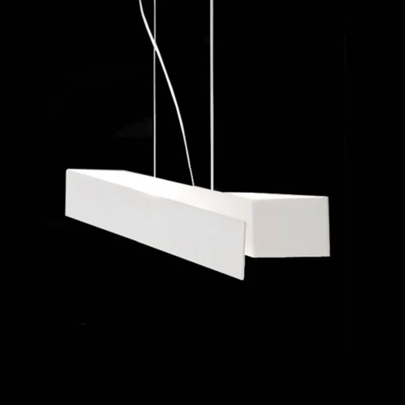 Ekstrawagancka lampa wisząca Zig Zag biała