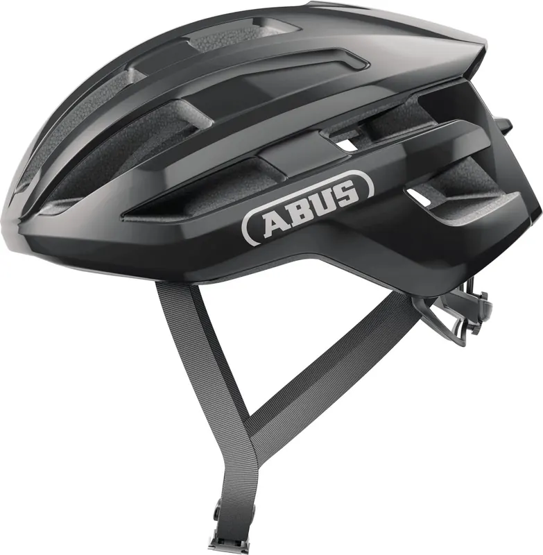 ABUS kask rowerowy POWERDOME czarny (51-55)