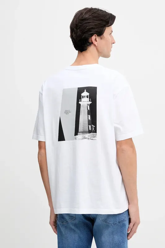 BOSS Orange t-shirt bawełniany Te_polar