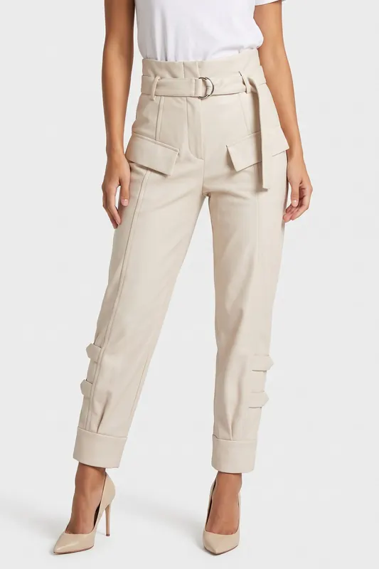 IRO Paris Marita Trouser Ecru Maat: 40 | Pantalons Outlet | Dames | Beige