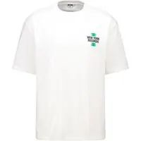 America Today Eduardo White/green Maat: XS | T-shirts met Print Outlet | Heren | Wit