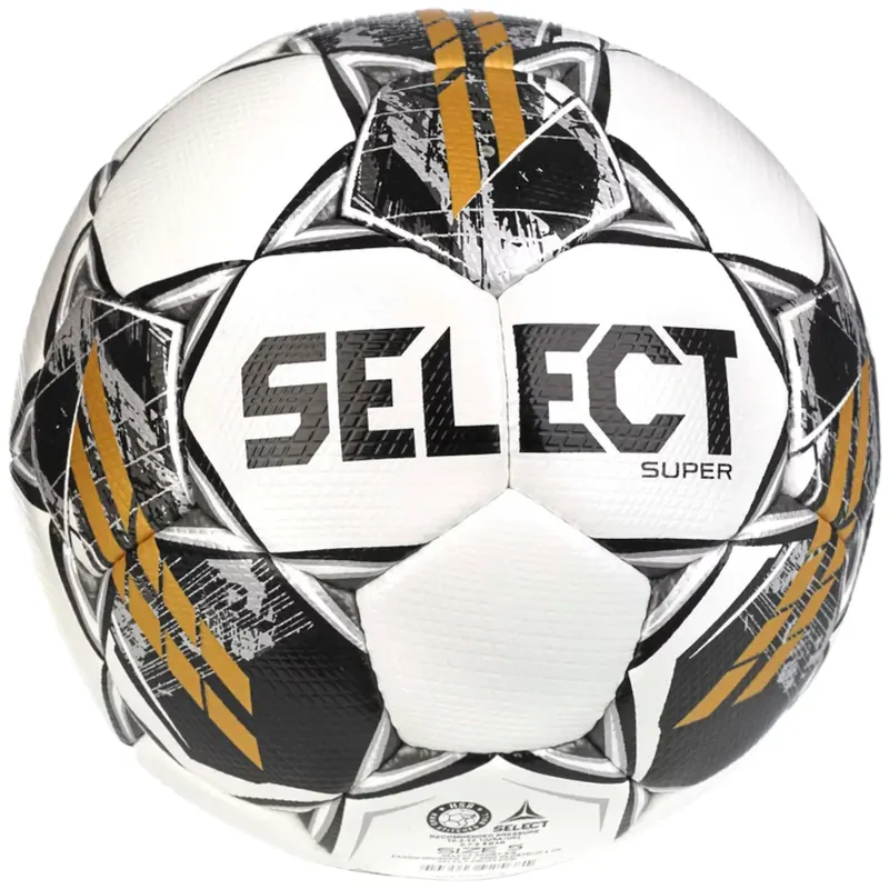 Select Super FIFA Quality Pro Ball 110044, Unisex, Białe, piłki do piłki nożnej, skóra syntetyczna, rozmiar: 5