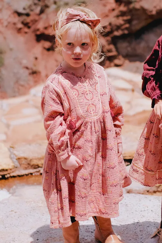 Louise Misha Dress Angela Sienna Peru Maat: 6Y | Jurken Outlet | kids | Roze