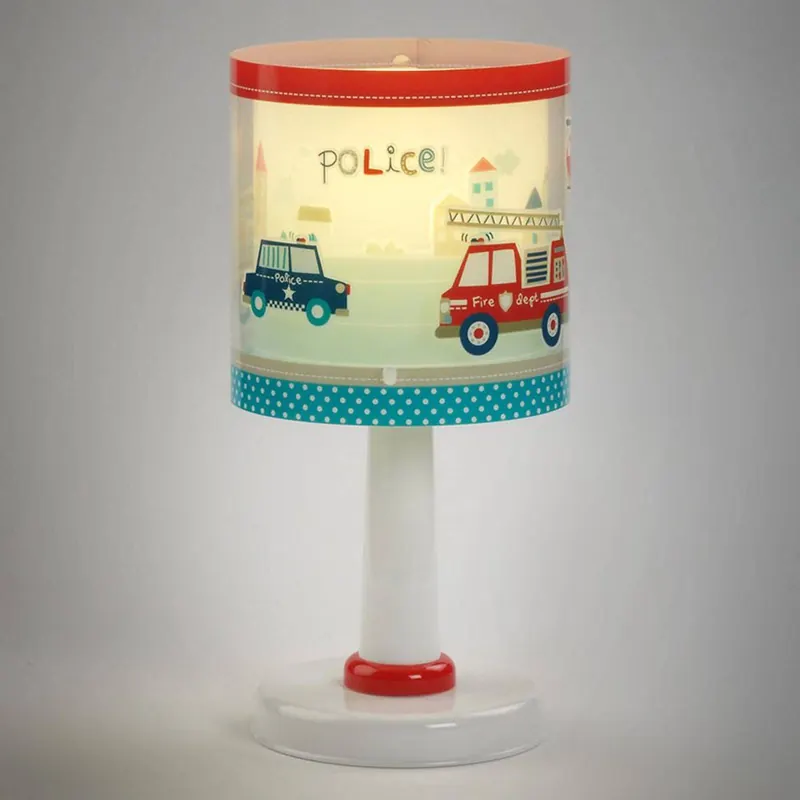 Lampa stołowa dla dzieci Police, G4, Ø 15 cm