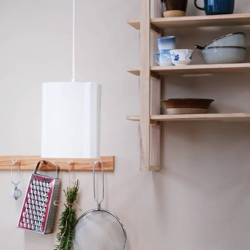 Dyberg Larsen Wum żyrandol Ø 18,5 cm biały