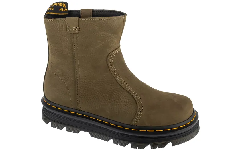 Dr. Martens ZebZag Rigger Boot DM42022300, Damskie, Brązowe, sztyblety, nubuk, rozmiar: 42
