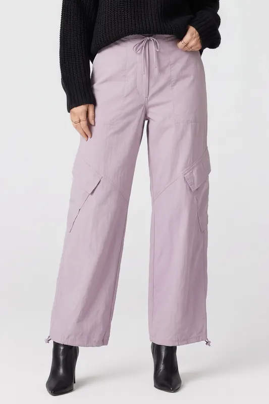 ARKET Eini Cargo Trouser Purple Maat: 44 | Cargobroeken Outlet | Dames | Paars